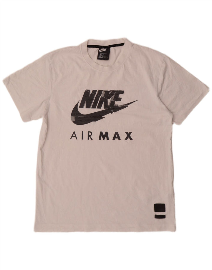 Nike Mens Air Max Graphic T-Shirt Top Medium White Cotton