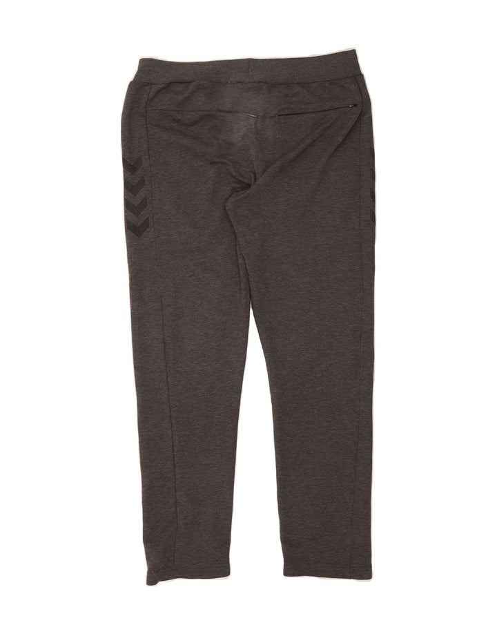 HUMMEL Mens Graphic Tracksuit Trousers Medium  Grey Polyester Vintage Hummel and Second-Hand Hummel from Messina Hembry 