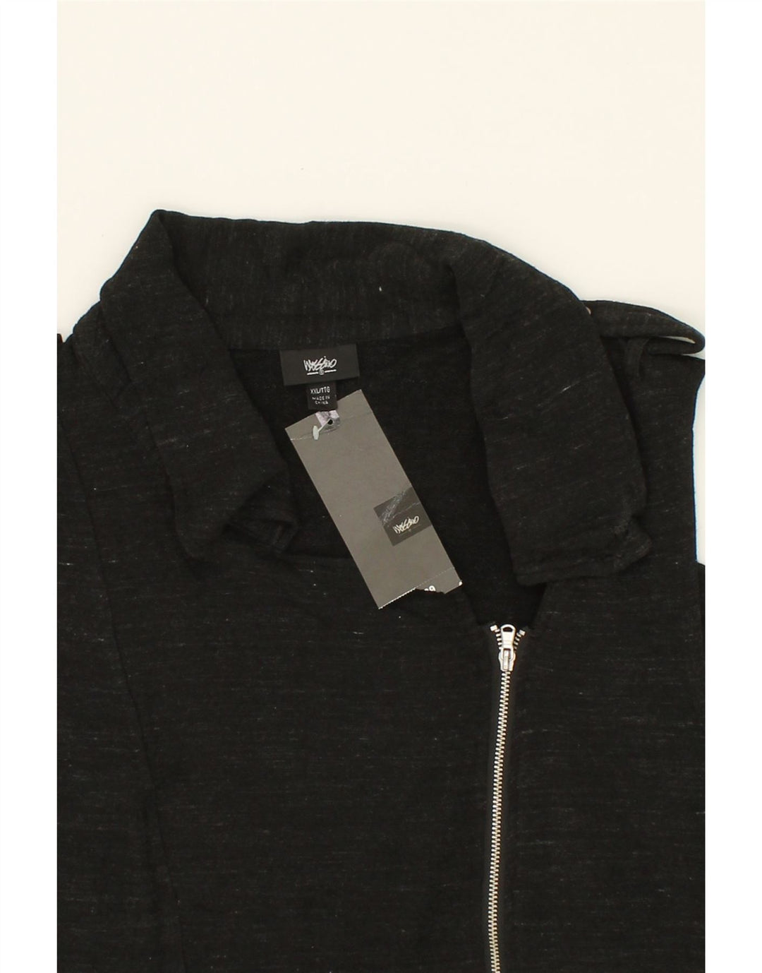 MOSSIMO Womens Gilet UK 20 2XL Grey Rayon Vintage Mossimo and Second-Hand Mossimo from Messina Hembry 