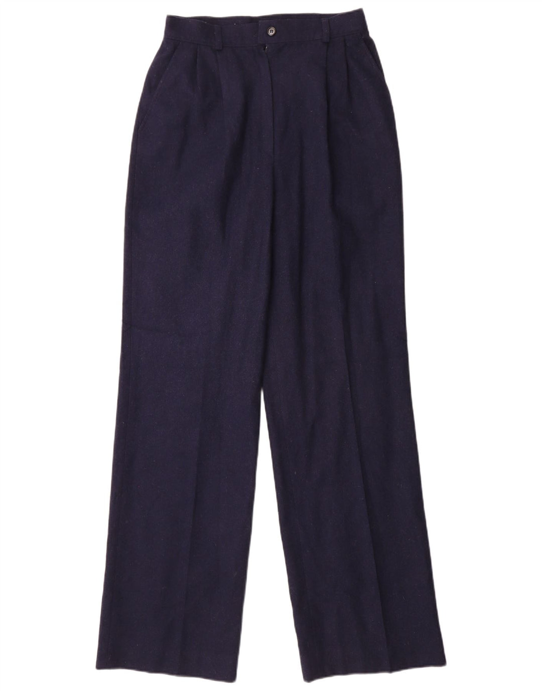 Pendleton Womens Pegged Chino Trousers W26 L32 Navy Blue Virgin Wool
