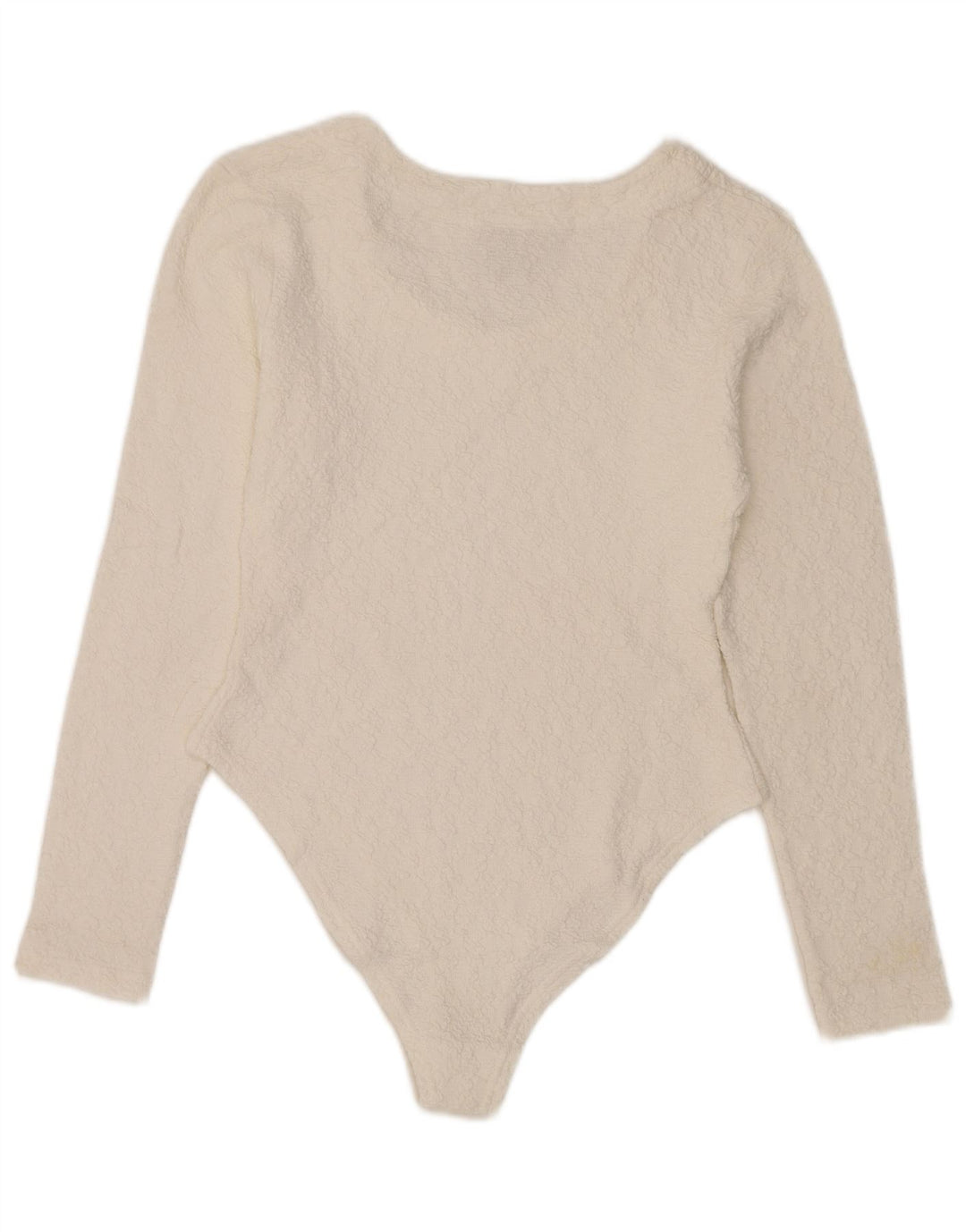 CLOCK HOUSE Body à manches longues pour femme IT 42/44 en coton blanc moyen