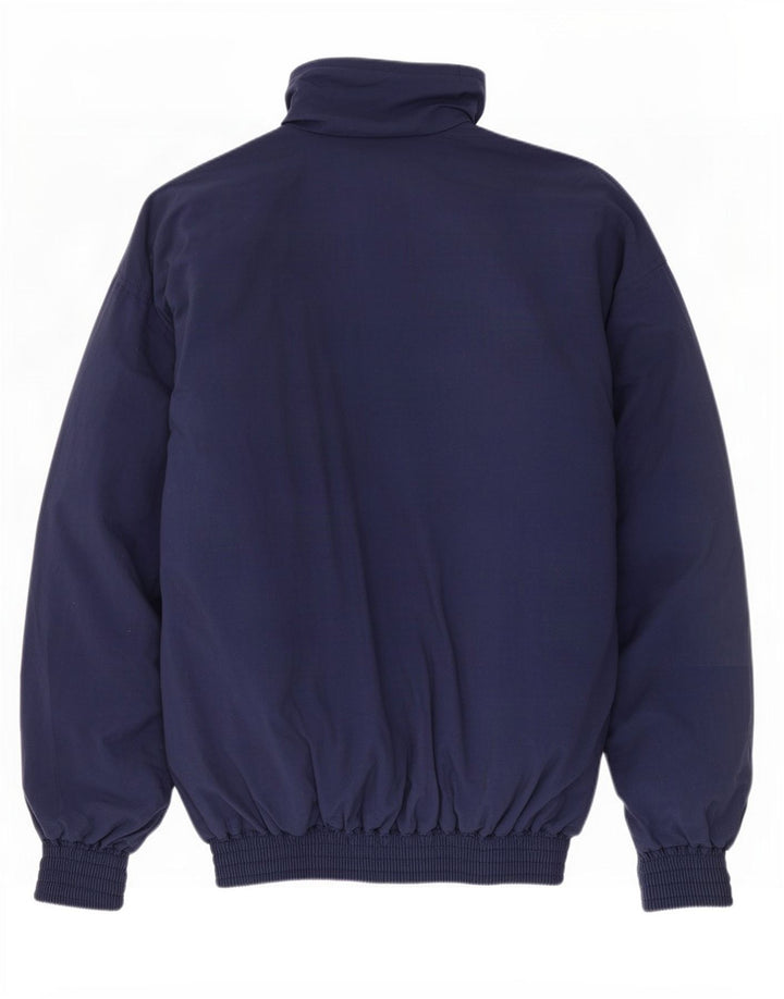 Vintage Herren Bomberjacke UK 44 2XL Marineblau