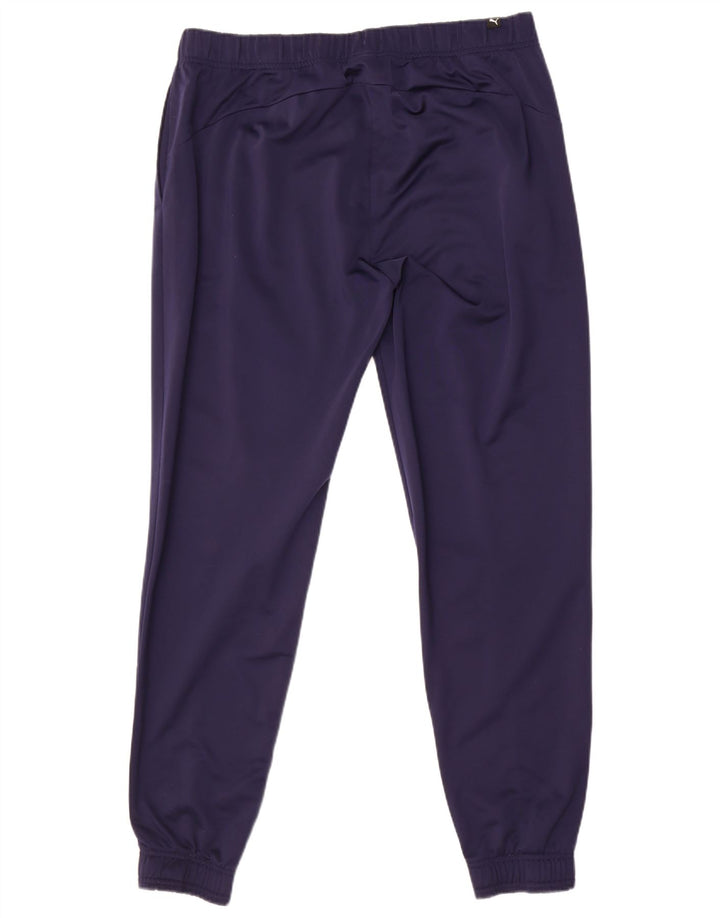Puma Mens Tracksuit Trousers Joggers XL  Navy Blue Polyester