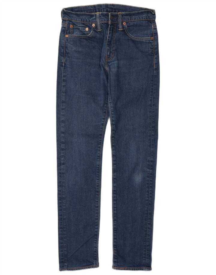 LEVI'S Mens 510 Slim Jeans W29 L32 Blue Cotton