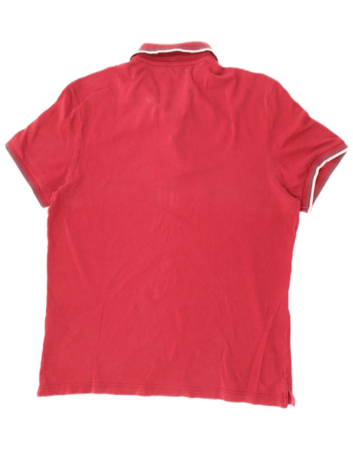 Polo DIADORA Uomo Rigata Media Bordeaux in Cotone