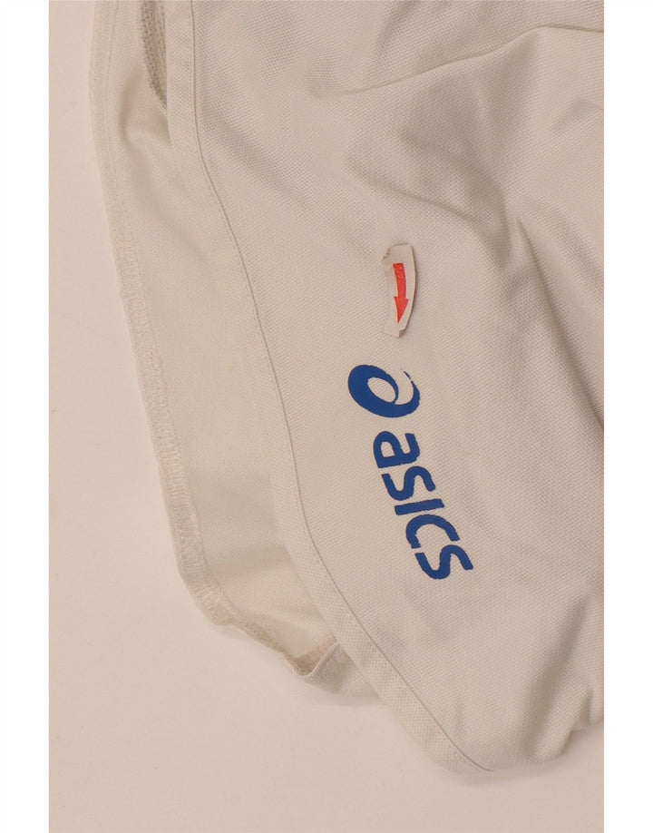 Asics Womens Sport Shorts UK 18 XL  Off White Polyester