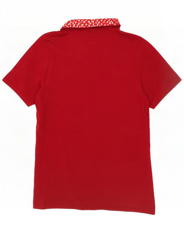 New Balance Polo Graphique Liverpool Homme Petit Coton Rouge