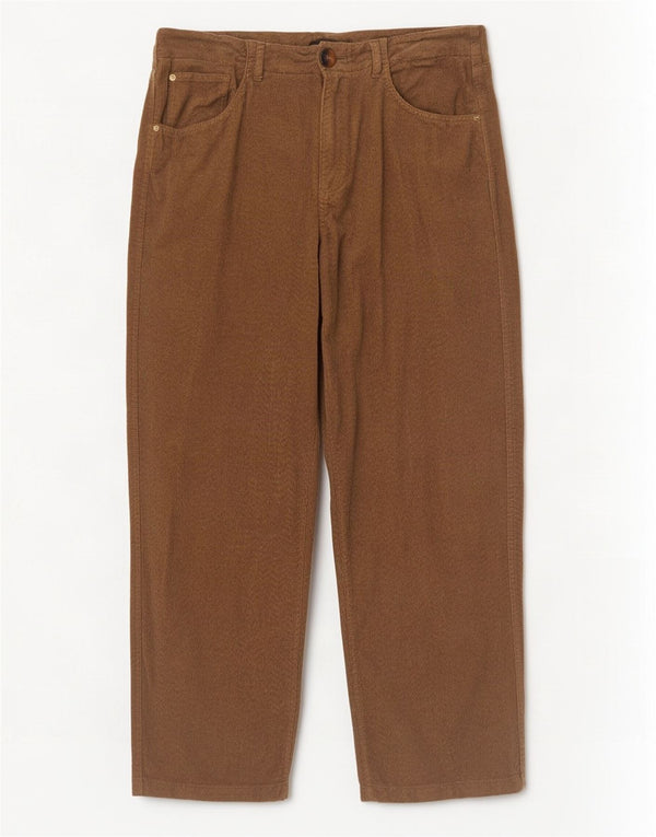 Massimo Dutti Womens Corduroy Trousers EU 42 Large W32 L28 Beige