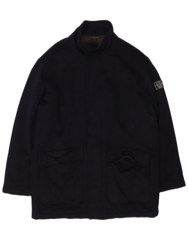 Amerigo Vespucci Mens Windbreaker Coat UK 40 Large Navy Blue
