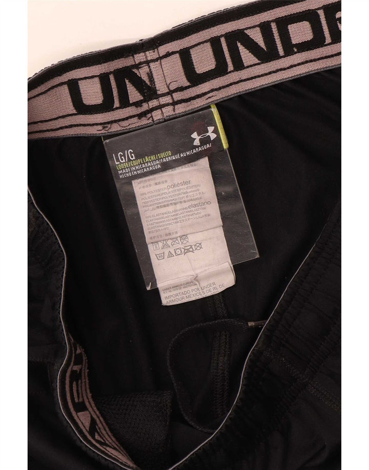 Under Armour Mens Sport Shorts Large Black Polyester