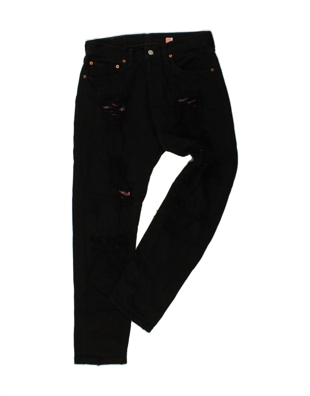LEVI'S Mens Straight Jeans W31 L28 Black Cotton Vintage Levi's and Second-Hand Levi's from Messina Hembry 