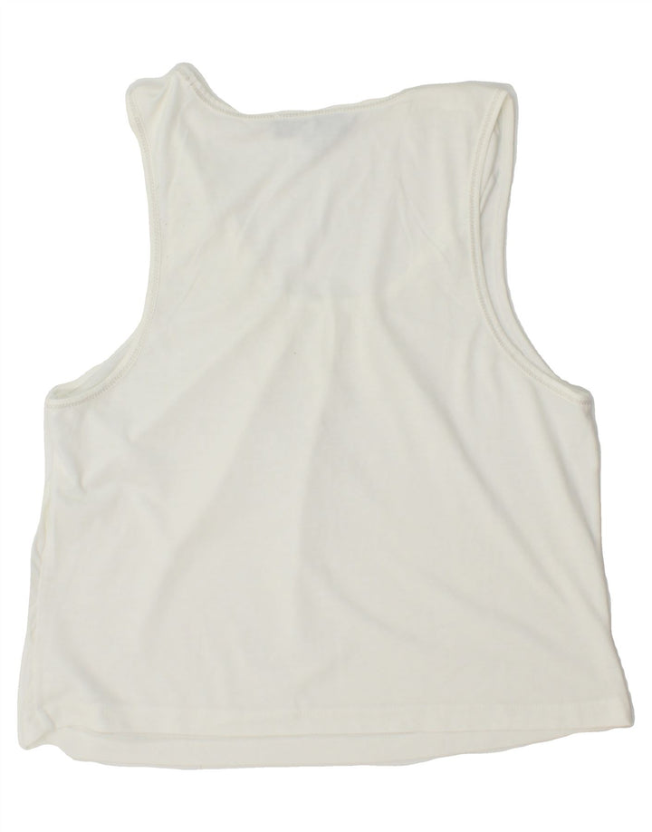TRUSSARDI Womens Vest Top UK 18 XL White Vintage Trussardi and Second-Hand Trussardi from Messina Hembry 