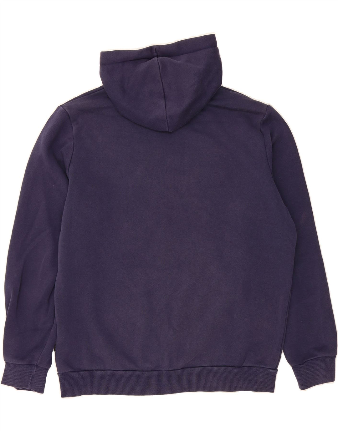PUMA Mens Graphic Hoodie Jumper Medium Navy Blue Vintage Puma and Second-Hand Puma from Messina Hembry 