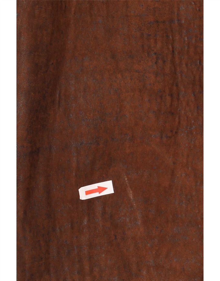 Vintage herre læderfrakke UK 40 Large Brown