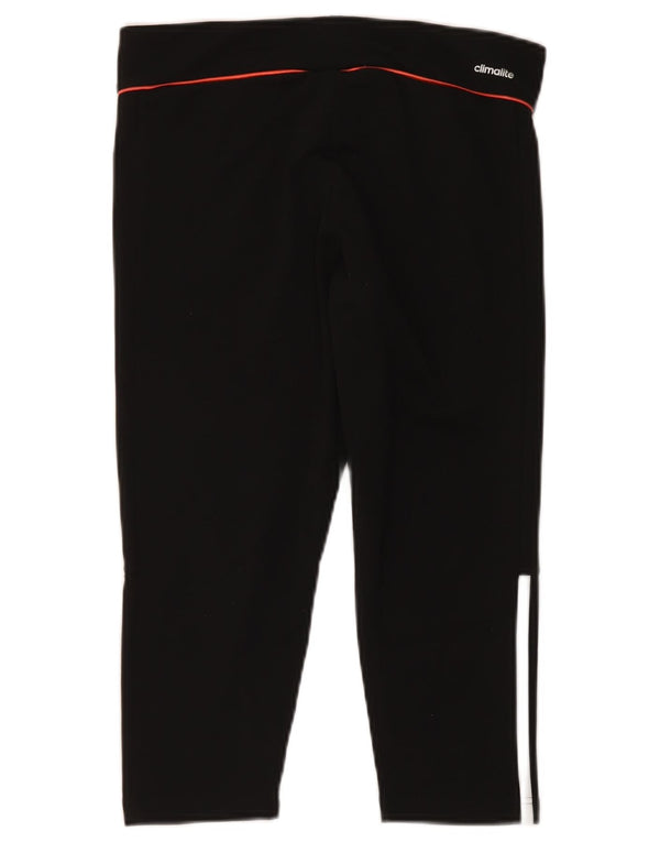 Leggings Adidas Climalite Capri da donna UK 12/14 Poliestere nero medio