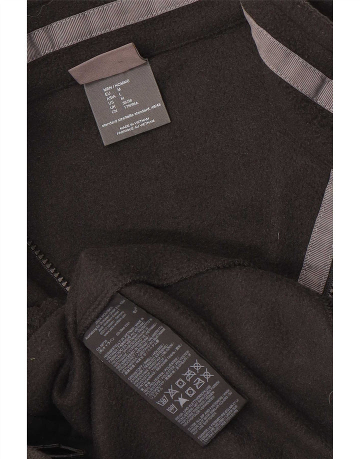 Jack Wolfskin Mens Fleece Jacket UK 36/38 Small Black Polyester