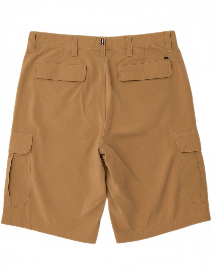 HARLEY Mens Cargo Shorts W38 XL Beige Polyester Vintage Harley and Second-Hand Harley from Messina Hembry 