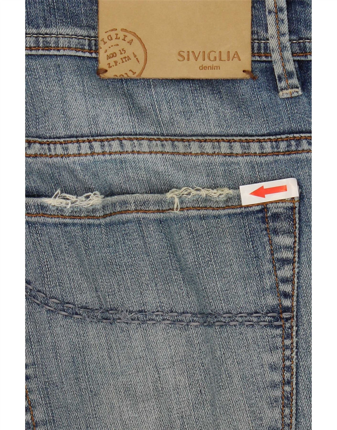 SIVIGLIA Mens Straight Jeans W36 L27 Blue