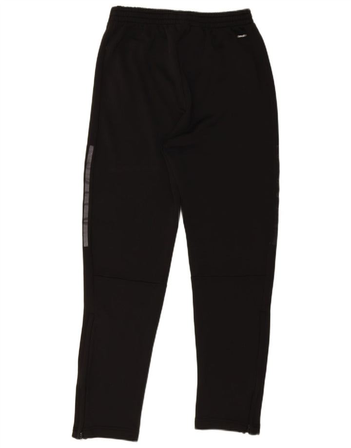 Adidas Boys Tracksuit Trousers 15-16 Years Black Polyester