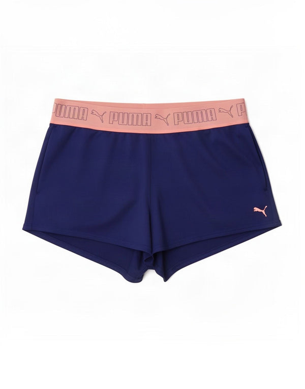 Γυναικείο γραφικό αθλητικό σορτς Puma UK 16 μεγάλο μπλε χρώμα