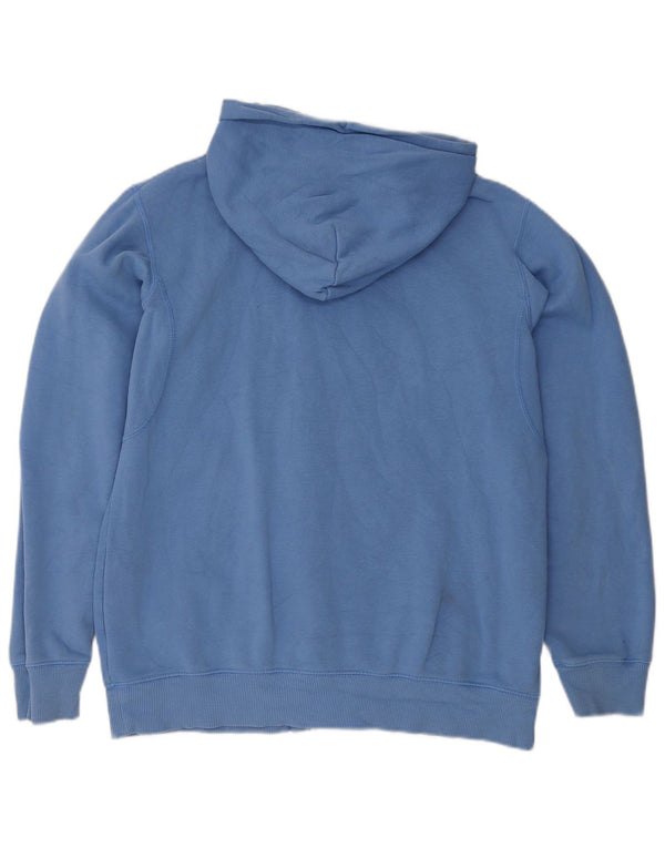 Felpa con cappuccio e zip da uomo Nike UK 42/44 grande blu