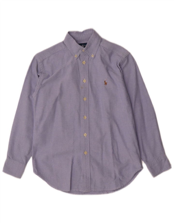 Ralph Lauren Boys Shirt 7-8 Years Blue Cotton