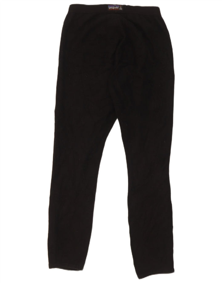 Patagonia Womens Leggings UK 14 Medium Black Polyester