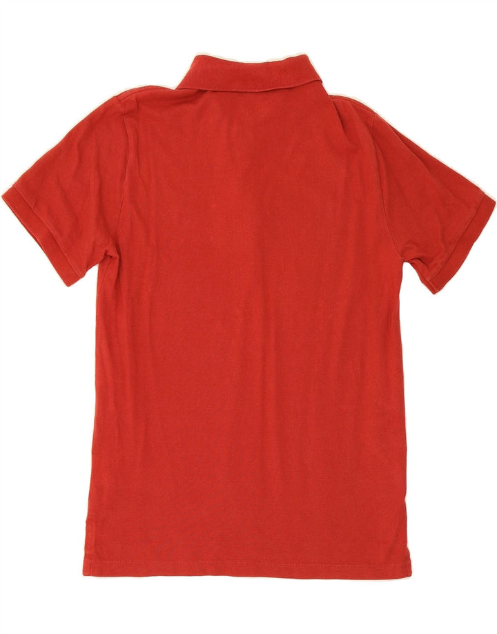 EDDIE BAUER Mens Polo Shirt Medium Red Cotton Vintage Eddie Bauer and Second-Hand Eddie Bauer from Messina Hembry 