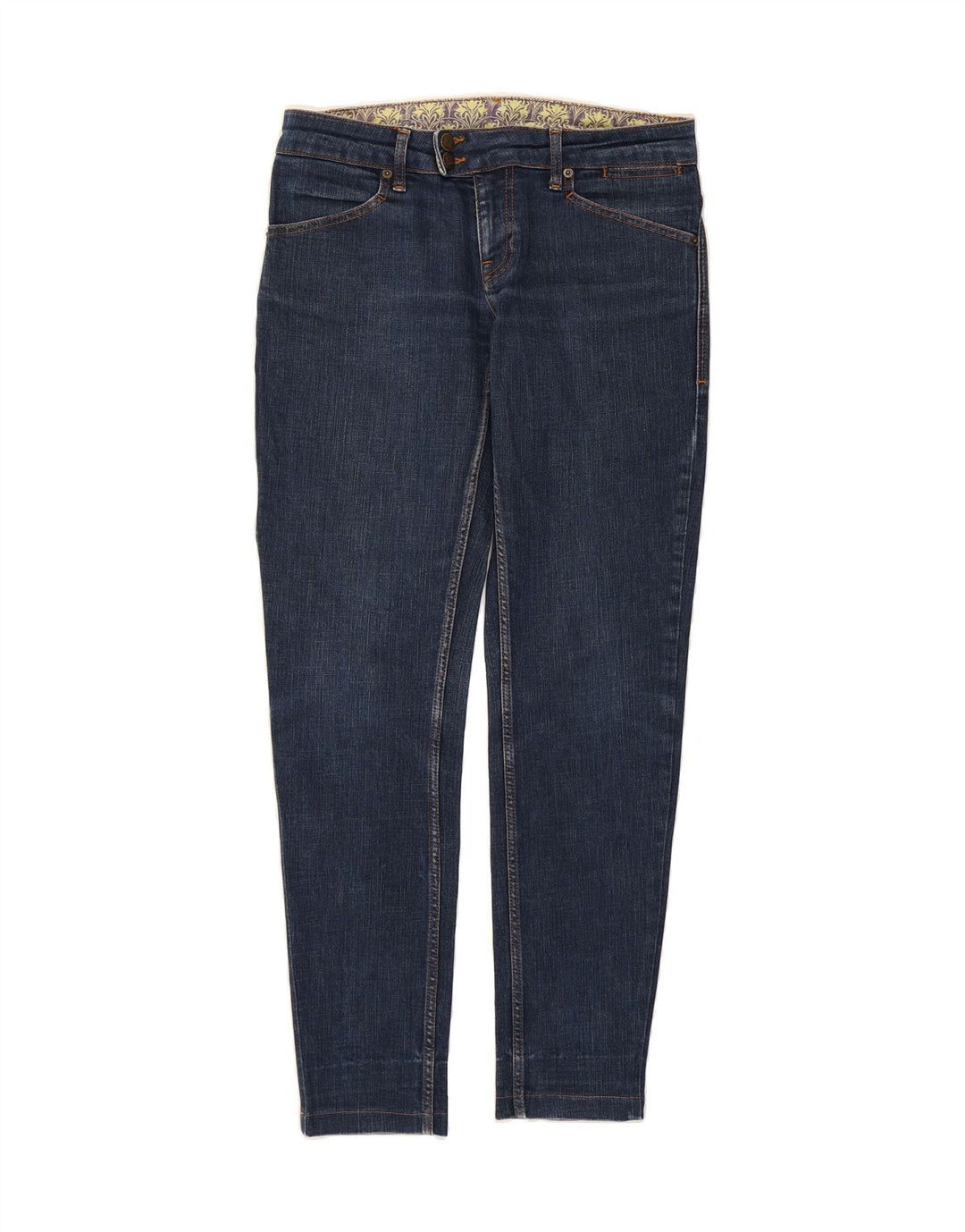 ICEBERG Womens Slim Jeans W32 L30 Navy Blue Cotton Vintage Iceberg and Second-Hand Iceberg from Messina Hembry 