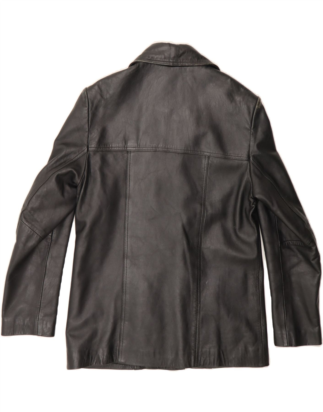 SARDAR Womens Leather Jacket UK 12 Medium  Black Leather Vintage Sardar and Second-Hand Sardar from Messina Hembry 