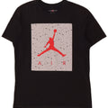 Tricou grafic Jordan pentru bărbați Top mediu negru bumbac
