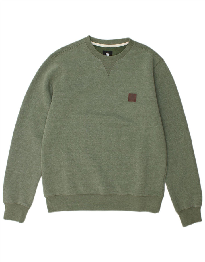 Ανδρικό φούτερ Element Jumper Μεσαίο πράσινο πολυεστέρα