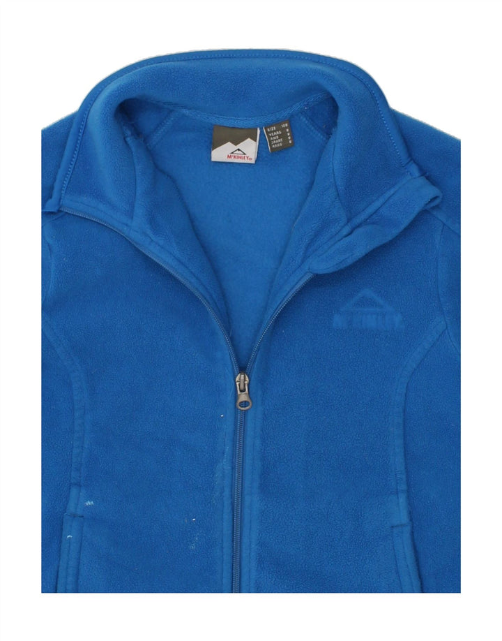 MCKINLEY Boys Fleece Jacket 7-8 Years Blue Vintage McKinley and Second-Hand McKinley from Messina Hembry 