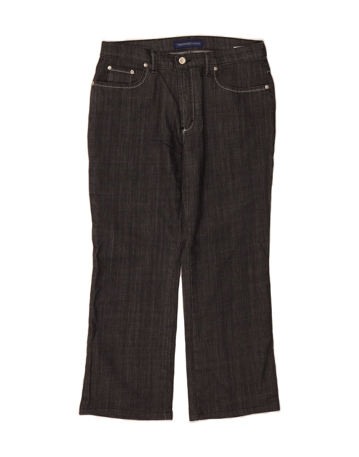 TRUSSARDI Womens Straight Jeans W29 L25 Grey Cotton Vintage Trussardi and Second-Hand Trussardi from Messina Hembry 