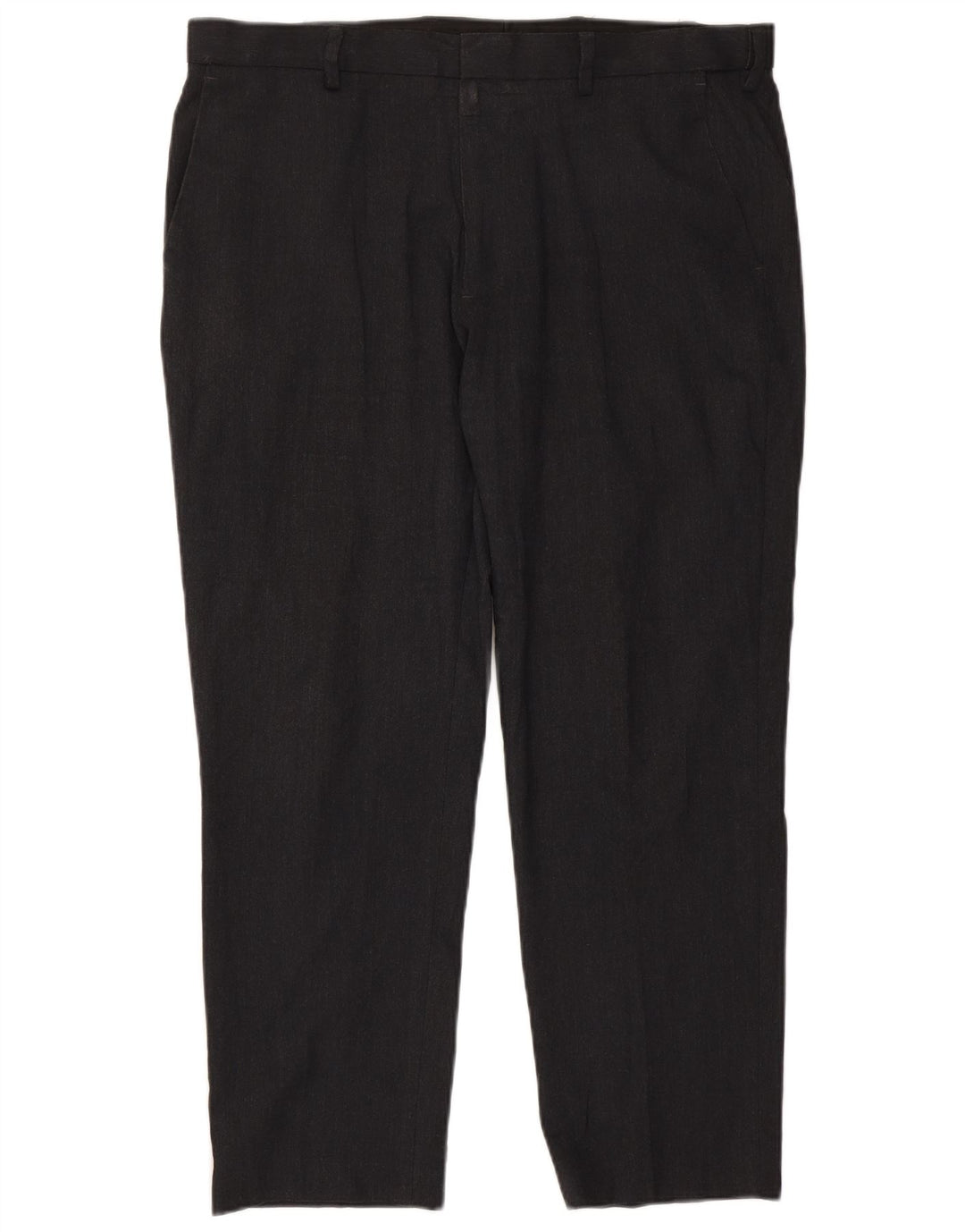 Marks & Spencer Herre Regular Fit Chinobukser W38 L29 Sort polyester