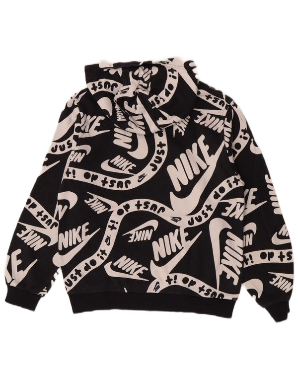 Nike Boys Graphic Regular Fit hættetrøjetrøje 12-13 år Stor sort bomuld