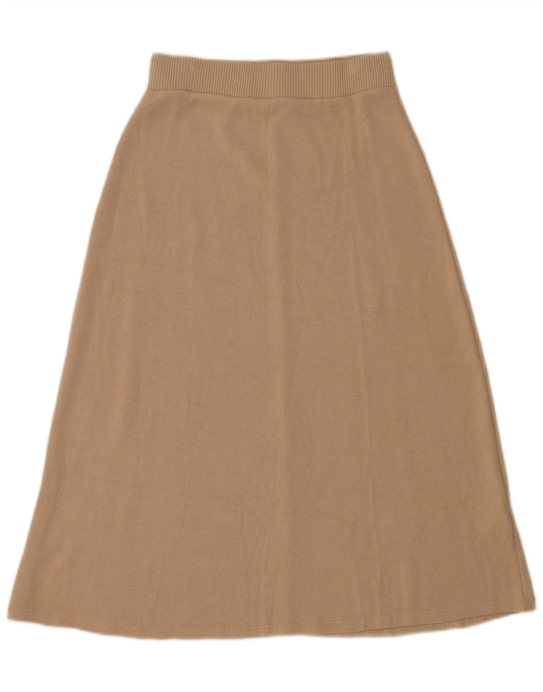 Gonna longuette Zara da donna media W28 in viscosa beige