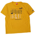 Maglietta grafica da uomo Puma Top gialla media