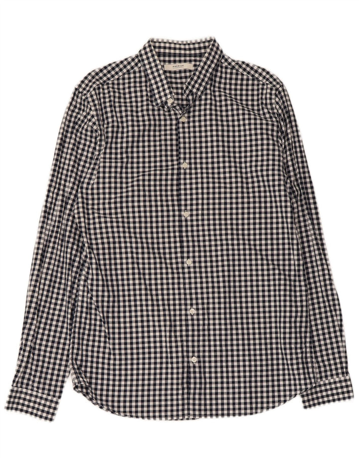 Jack & Jones Chemise Homme Bleu Marine Moyen Vichy Coton