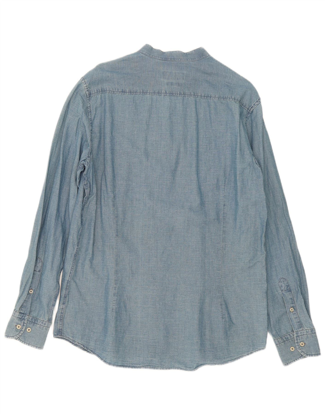 Camicia Uomo Massimo Dutti Large Blu Cotone