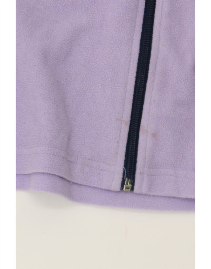 ASICS Womens Fleece Jacket UK 14 Large Purple Polyester Vintage Asics and Second-Hand Asics from Messina Hembry 