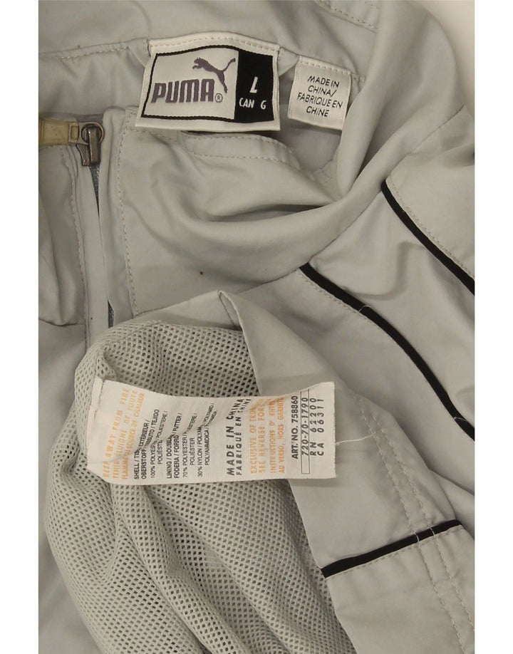 Puma Mens Full Tracksuit Large  Grey Polyester