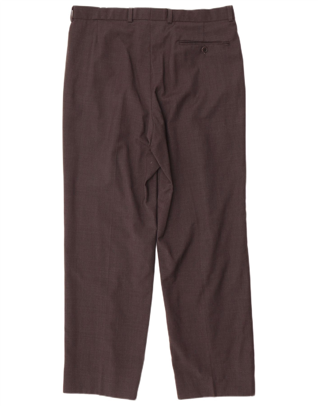 Calça masculina Marks & Spencer com pegged suit W34 L29 lã cinza