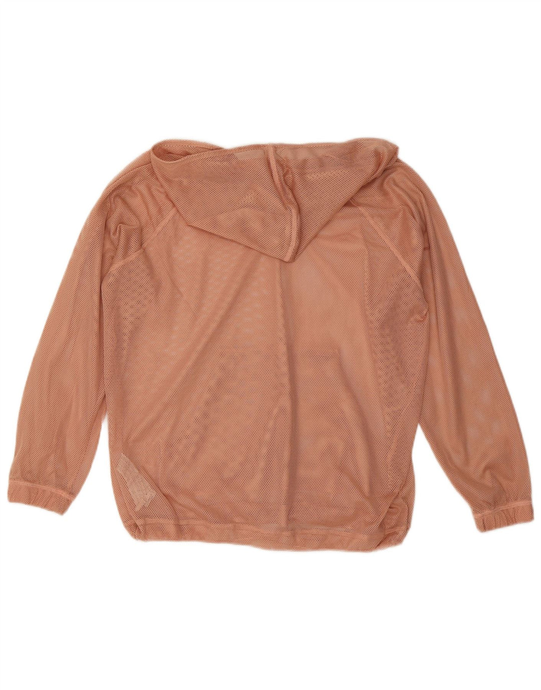 Zara Womens Oversized Hooded Pullover Tracksuit Top Jacket UK 10 Small Pink