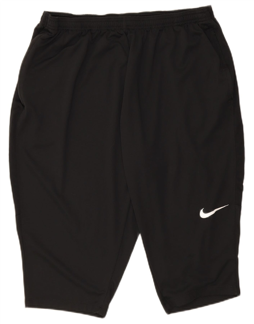 NIKE Mens Dri Fit Bermuda Sport Shorts 2XL Black Polyester