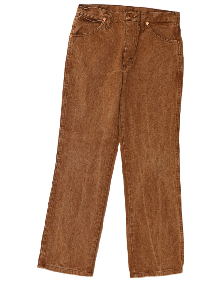 Wrangler Womens Straight Jeans W30 L30 Brown Cotton