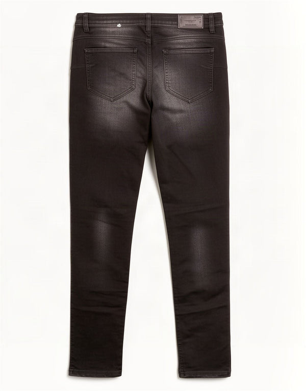 Jeans skinny da donna Benetton W31 L30 cotone nero