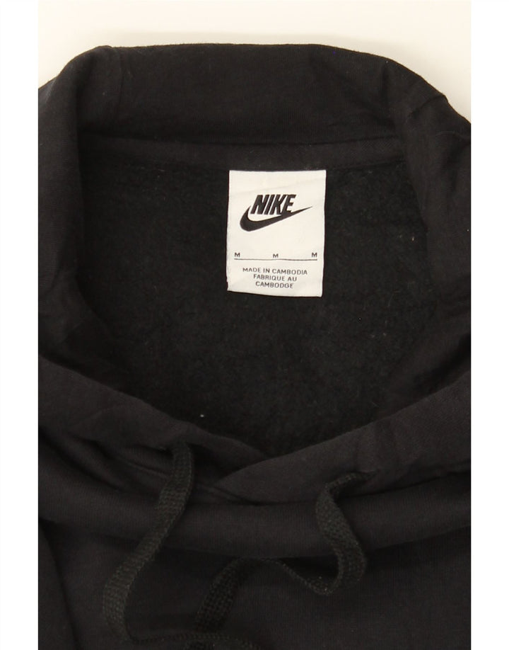 NIKE Mens Hoodie Jumper Medium Black Cotton Vintage Nike and Second-Hand Nike from Messina Hembry 