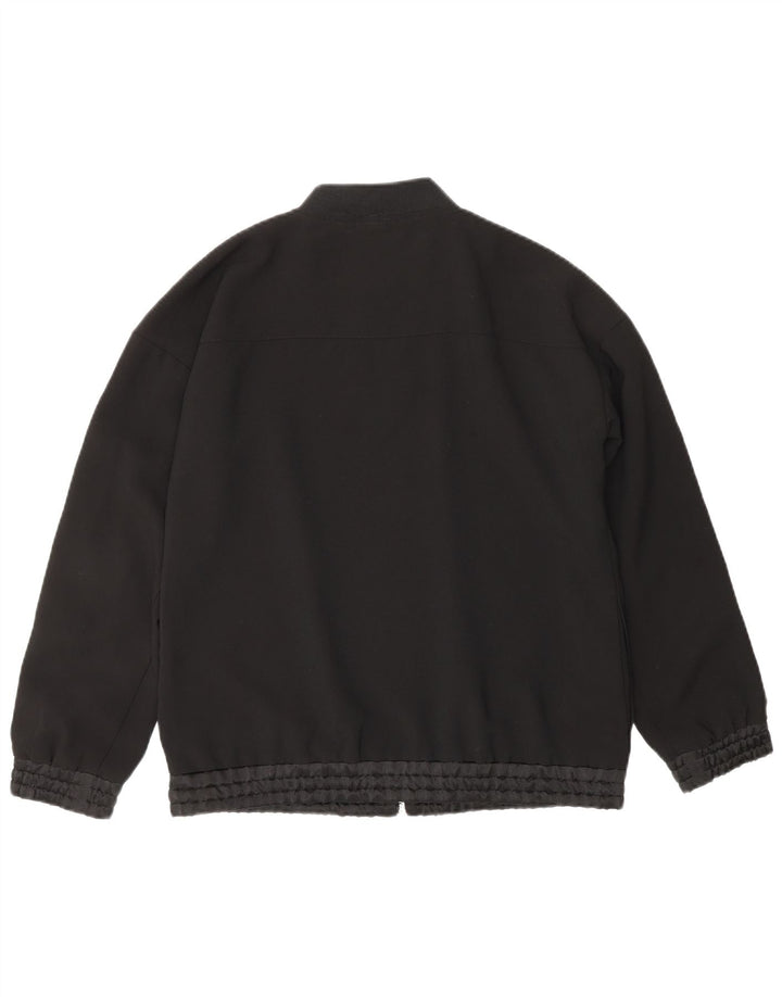 Iceberg Girls Junior Bomber Jacket 15-16 Years Black Colourblock Polyester