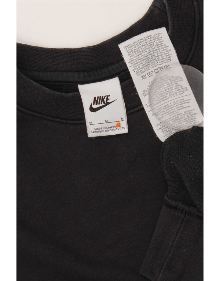 Nike Sweat-shirt en coton noir moyen pour homme